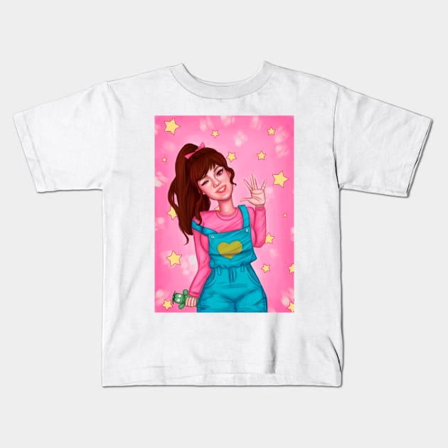 MIKI - Marmalade Boy Kids T-Shirt by TeeAgromenaguer